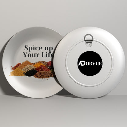 Spice Up Your Life Ceramic Wall Plate