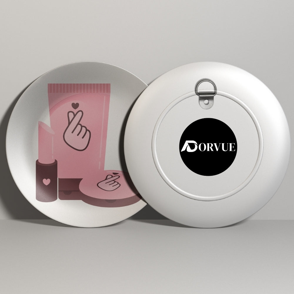Makeup Is Love Ceramic Wall Plate