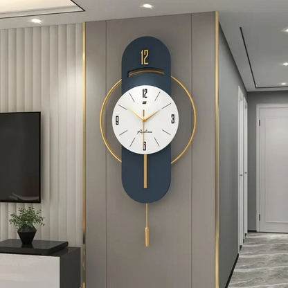 Sophisticated Time Wall Mounted Metal Wall Clock