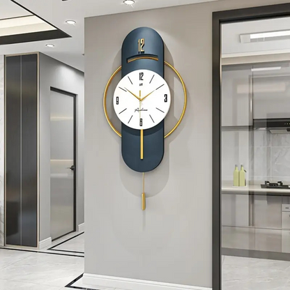 Sophisticated Time Wall Mounted Metal Wall Clock