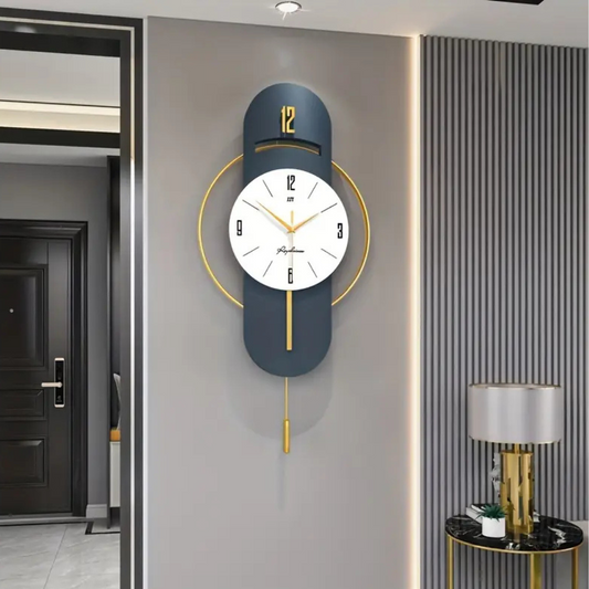 Sophisticated Time Wall Mounted Metal Wall Clock