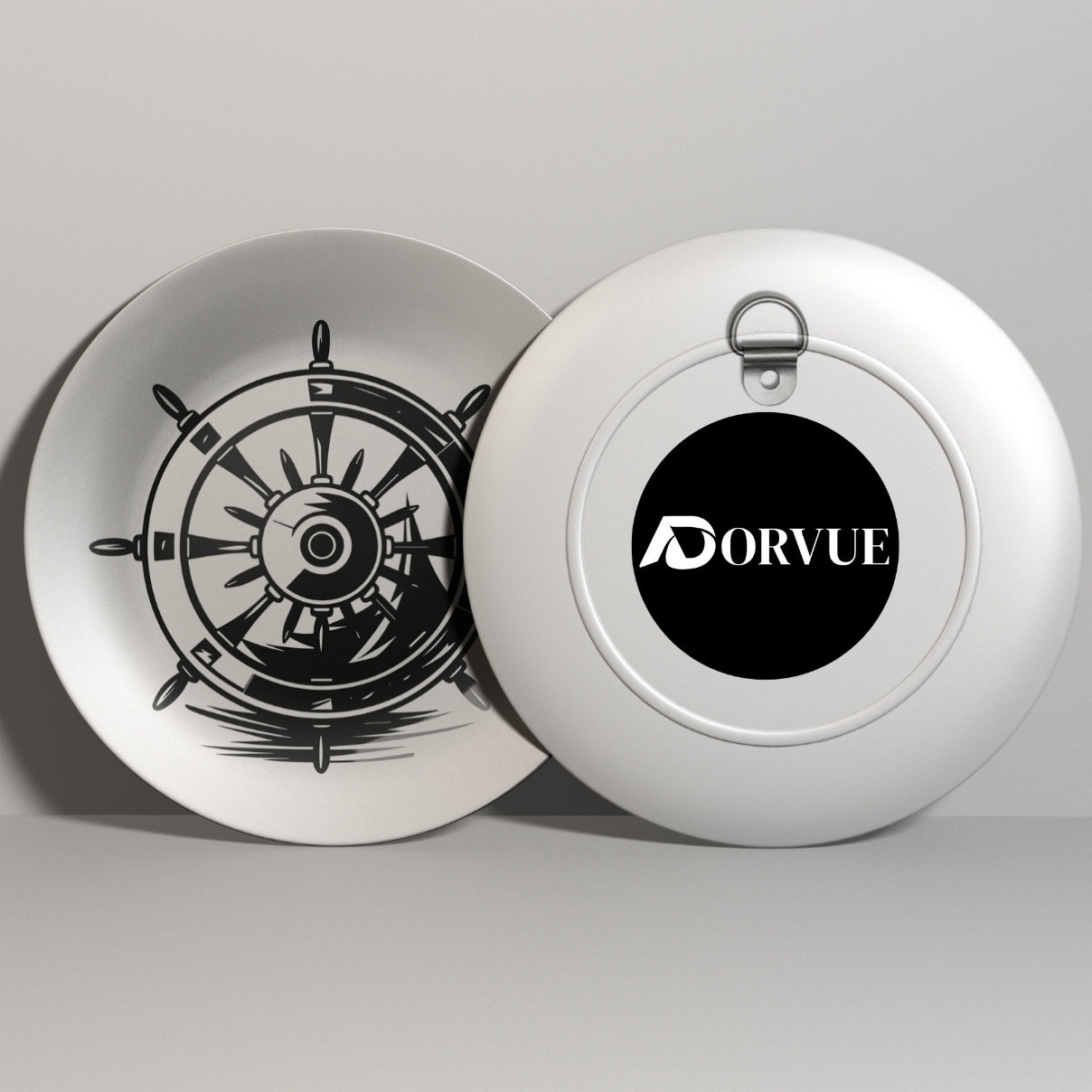 Yacht Steering Wheel Nautical Decorative Wall Plate