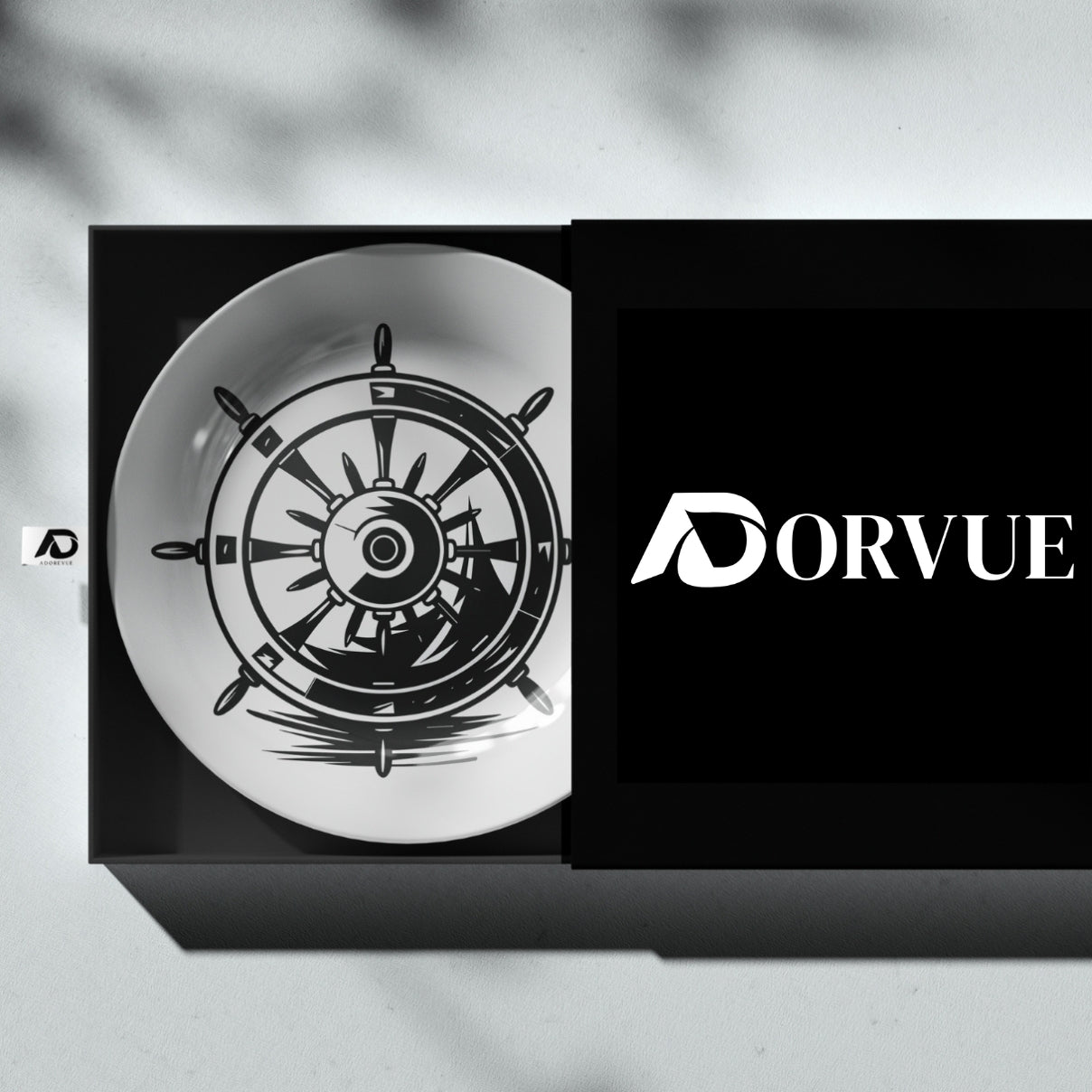 Yacht Steering Wheel Nautical Decorative Wall Plate