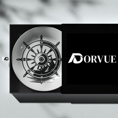 Yacht Steering Wheel Nautical Decorative Wall Plate