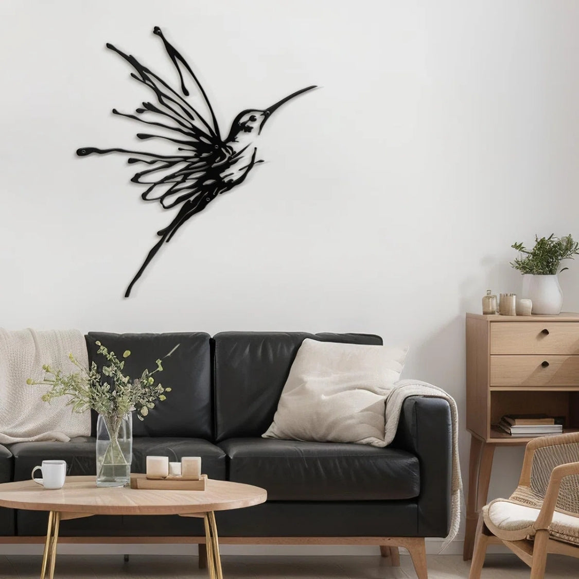 Shadow Wings Hummingbird 3D Acrylic Wall Art