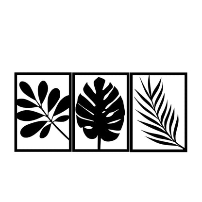 Botanical Trio Leaves 3D Acrylic Wall Art