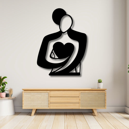 Pure Bond Couple Abstract 3D Acrylic Wall Art