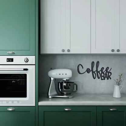 Coffee Bar Script 3D Acrylic Wall Art