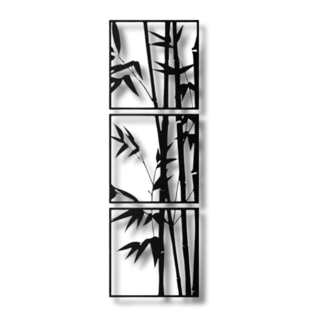 Bamboo Tree Panels 3D Acrylic Wall Art