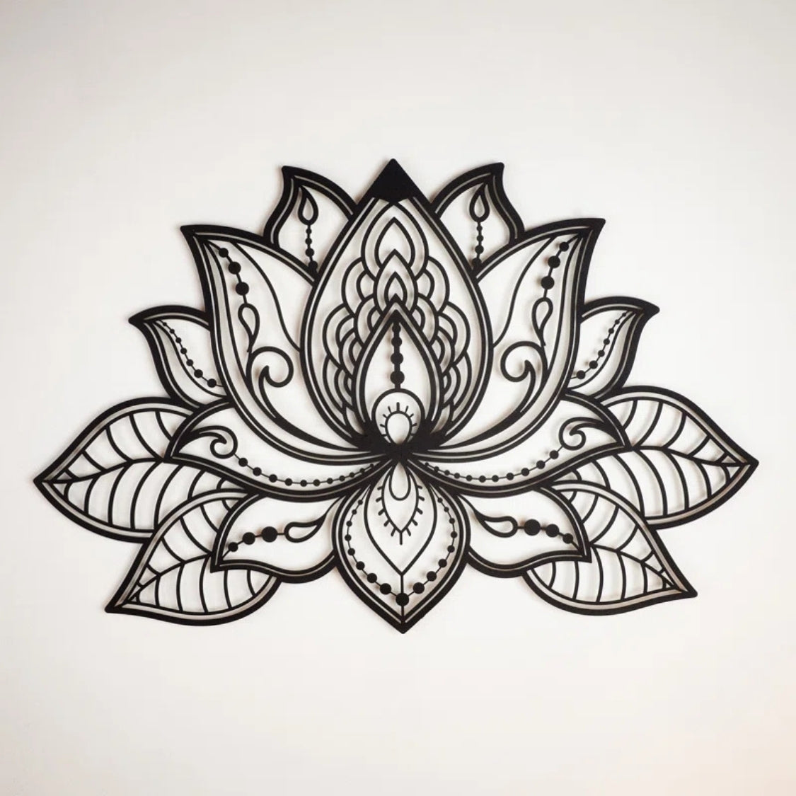 Sacred Lotus 3D Acrylic Wall Art