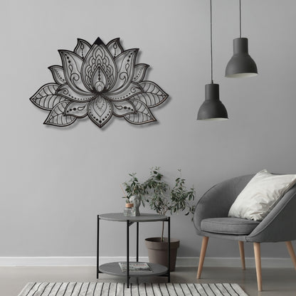 Sacred Lotus 3D Acrylic Wall Art