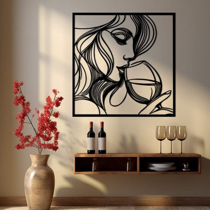 Wine Reverie 3D Acrylic Wall Art