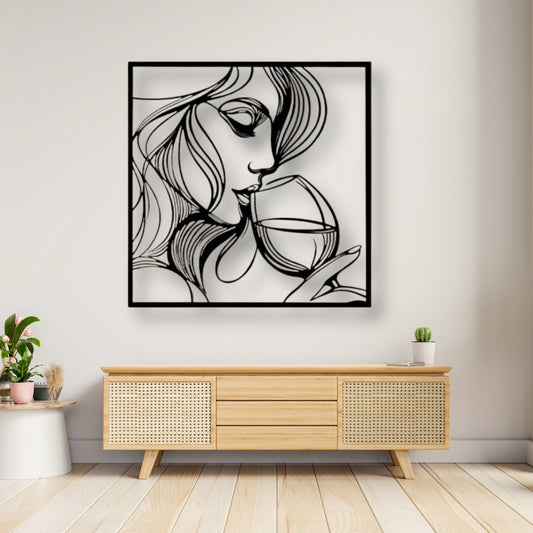Wine Reverie 3D Acrylic Wall Art