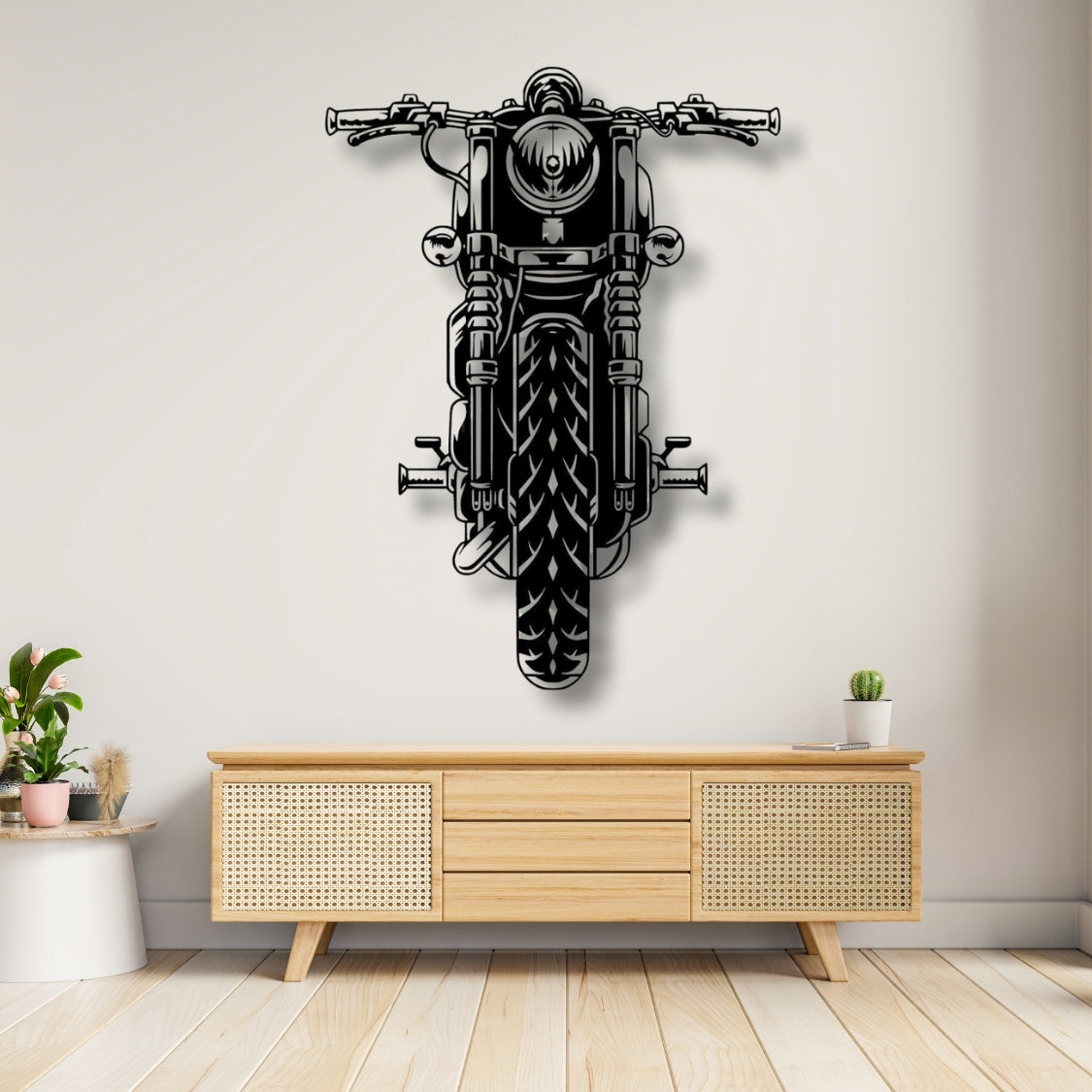 Midnight Rider Bike 3D Acrylic Wall Art