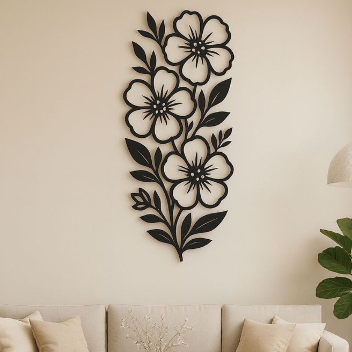 Silent Petals 3D Acrylic Wall Art