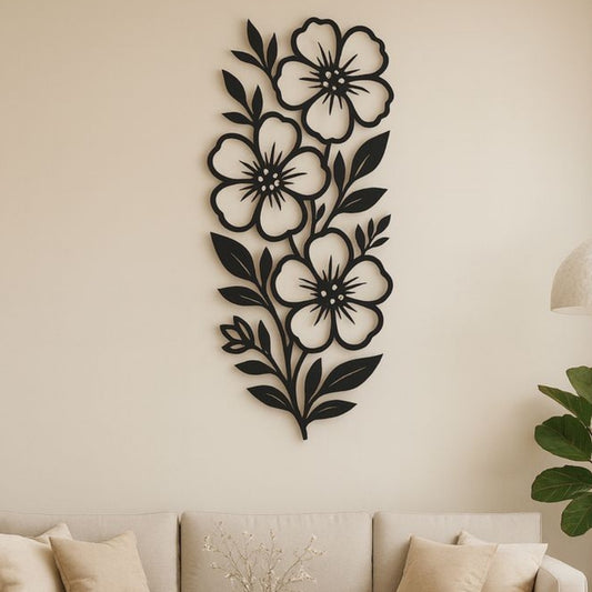 Silent Petals 3D Acrylic Wall Art