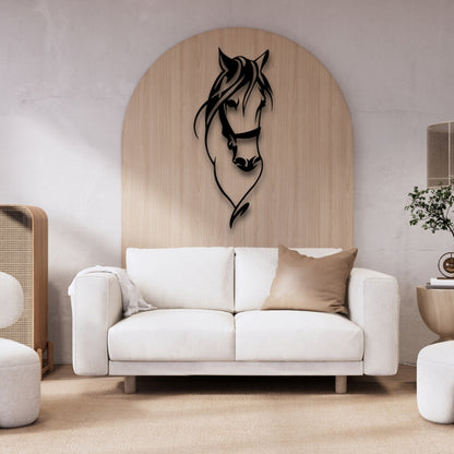 Midnight Stallion 3D Acrylic Wall Art