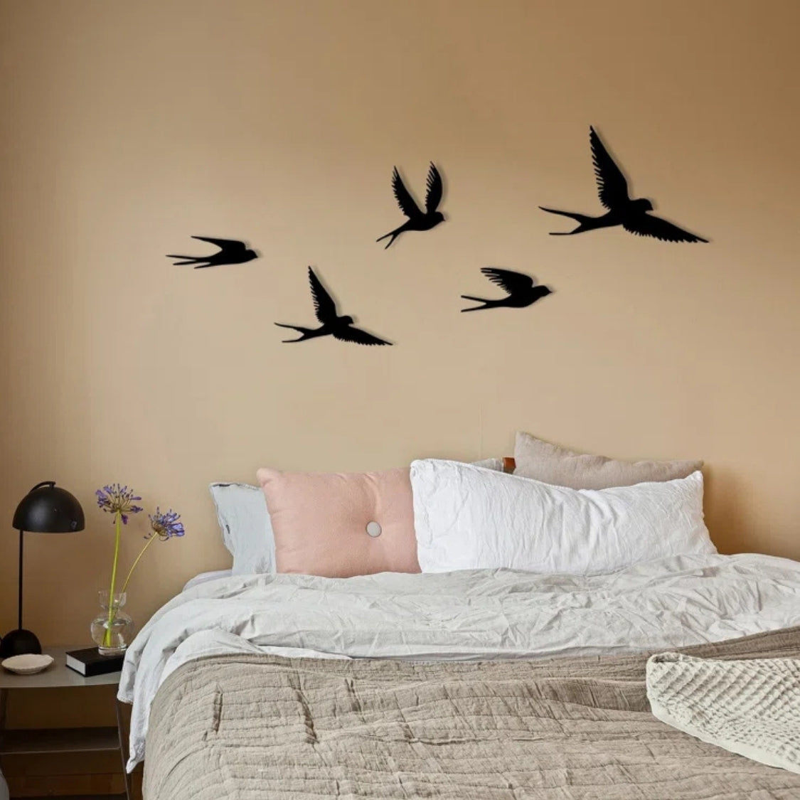 Set of 5 Freedom Flock Birds 3D Acrylic Wall Art