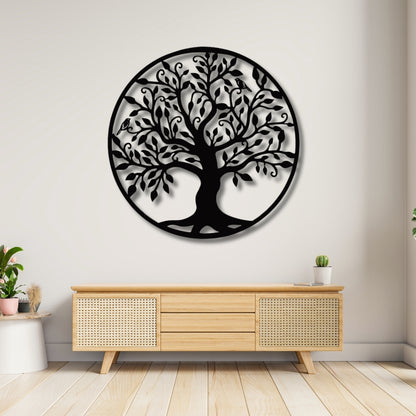 Circle of Life Tree Mandala 3D Acrylic Wall Art