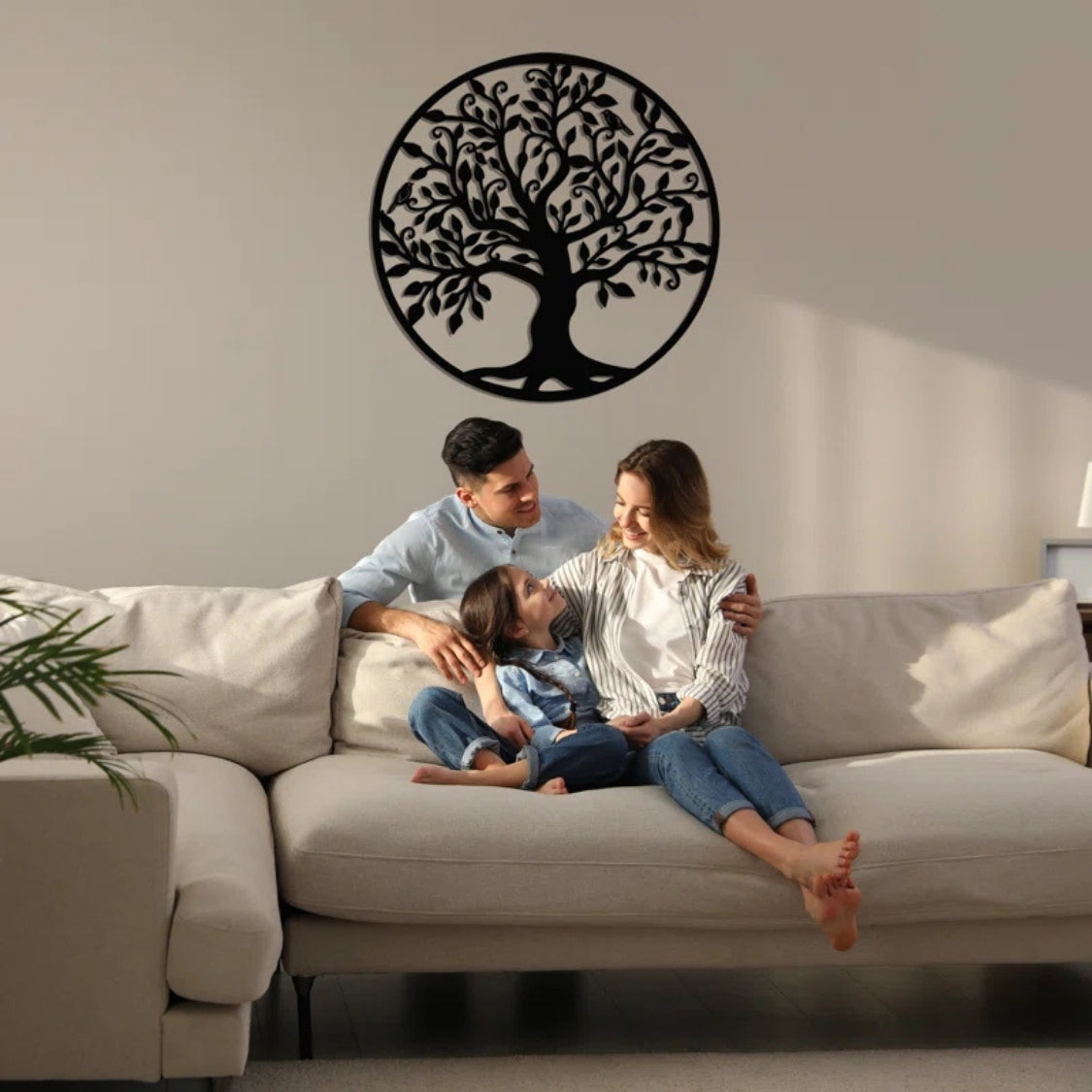 Circle of Life Tree Mandala 3D Acrylic Wall Art