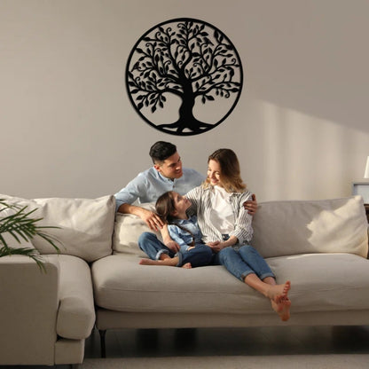 Circle of Life Tree Mandala 3D Acrylic Wall Art