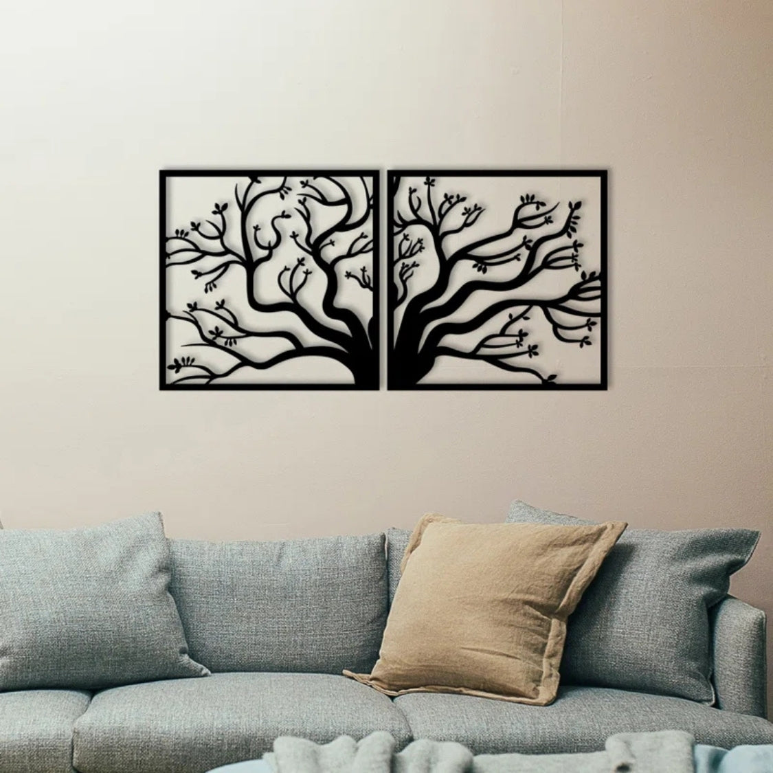 Still Branches Framed Nature 3D Acrylic Wall Art