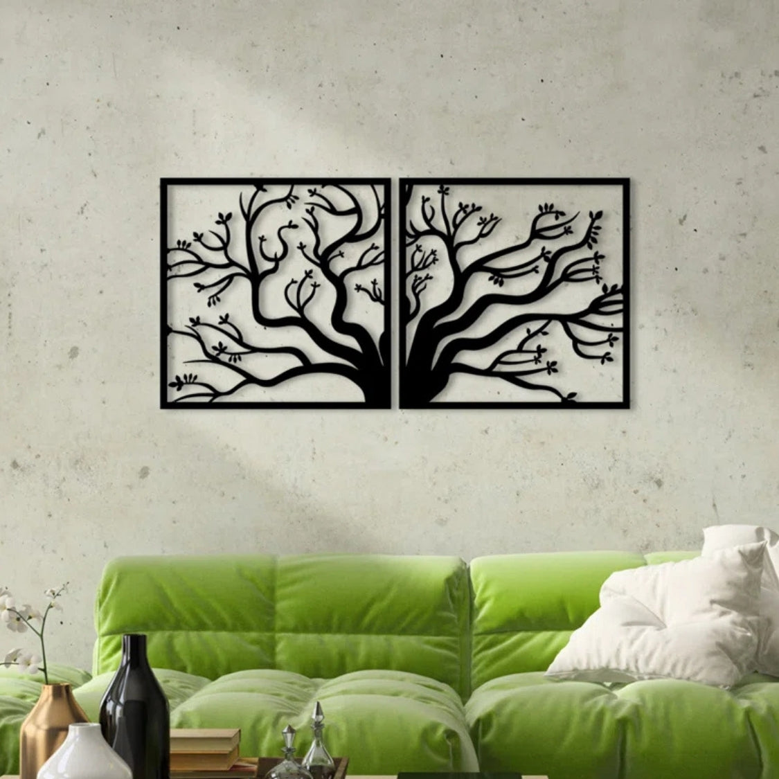 Still Branches Framed Nature 3D Acrylic Wall Art