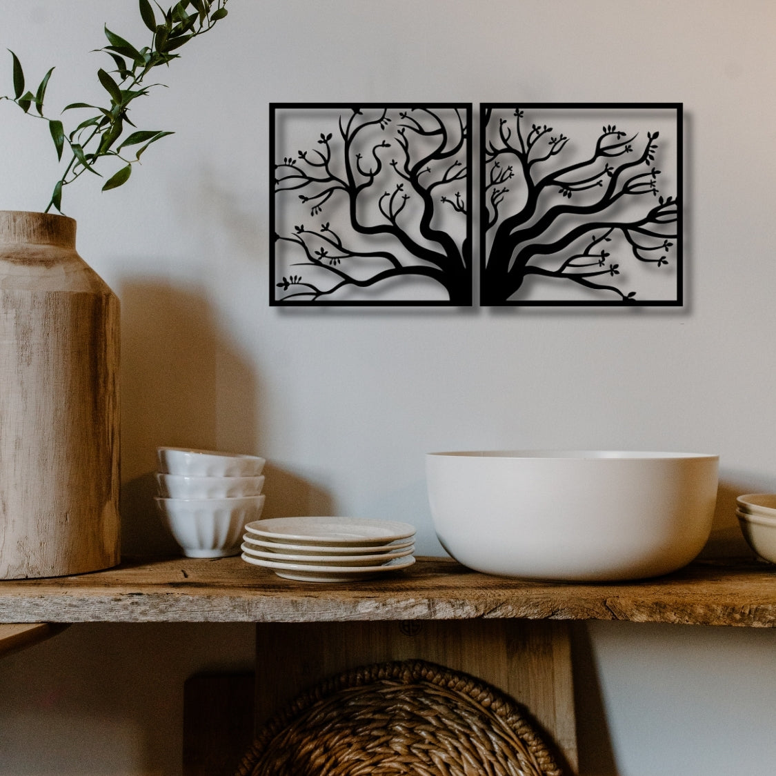 Still Branches Framed Nature 3D Acrylic Wall Art