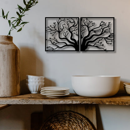 Still Branches Framed Nature 3D Acrylic Wall Art