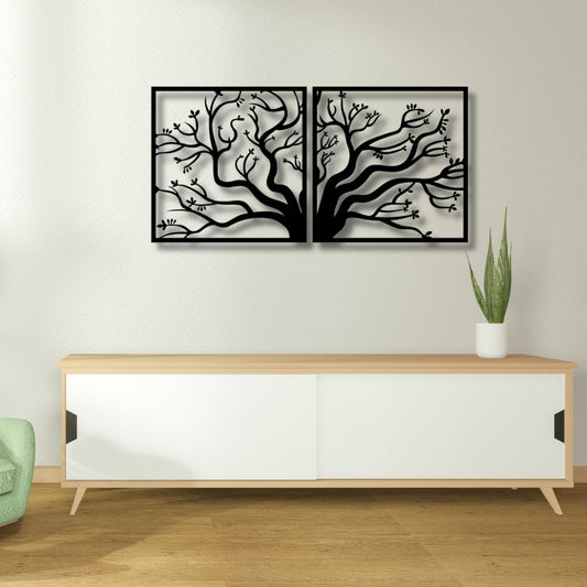 Still Branches Framed Nature 3D Acrylic Wall Art