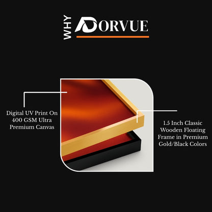 Buddha Watercolour Canvas Painting Framed Wall Art