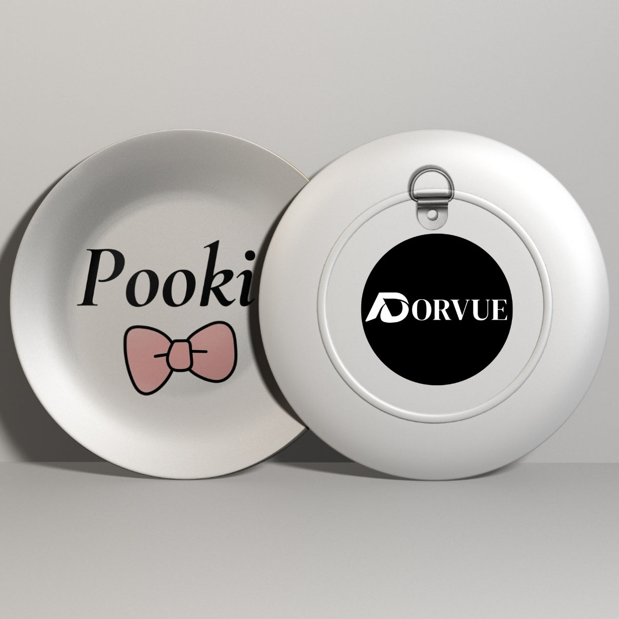 Pookie Bow Decorative Wall Plate For Gift or Girls Room Décor