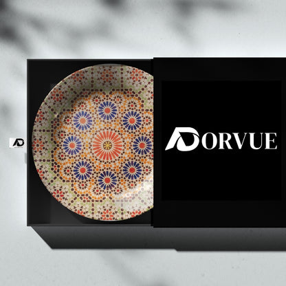 Sunburst Mandala Decorative Wall Plate