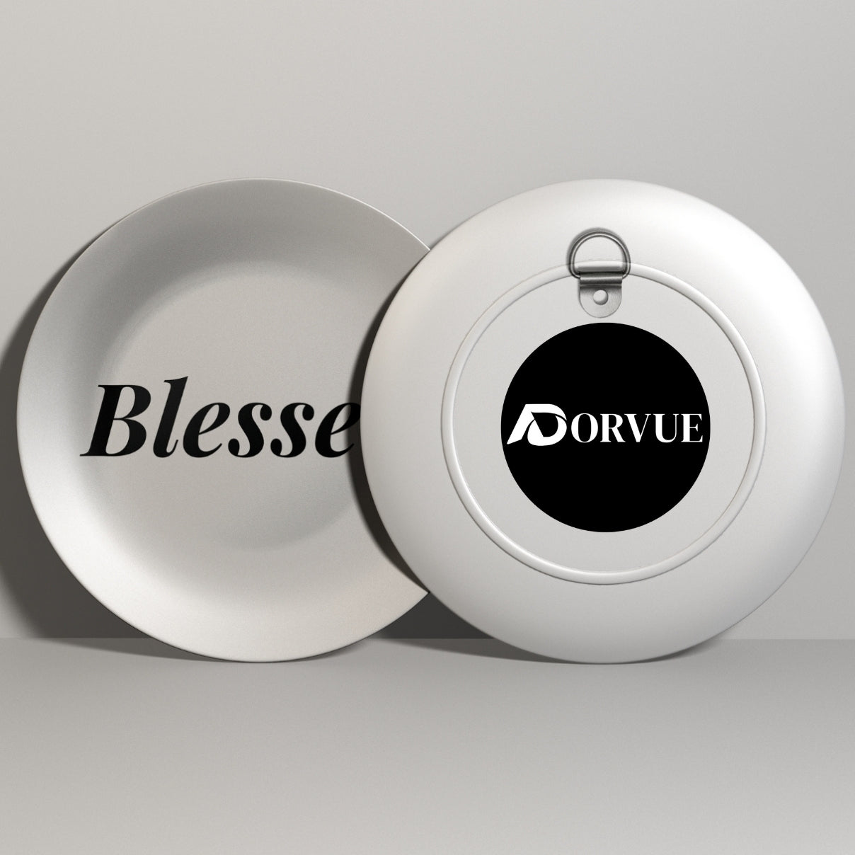 Blessed Quote Monochrome Decorative Wall Plate
