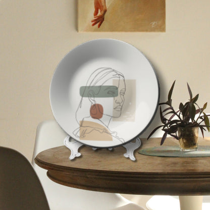 Set of 5 Boho Women Wall Plates Art Wall Décor