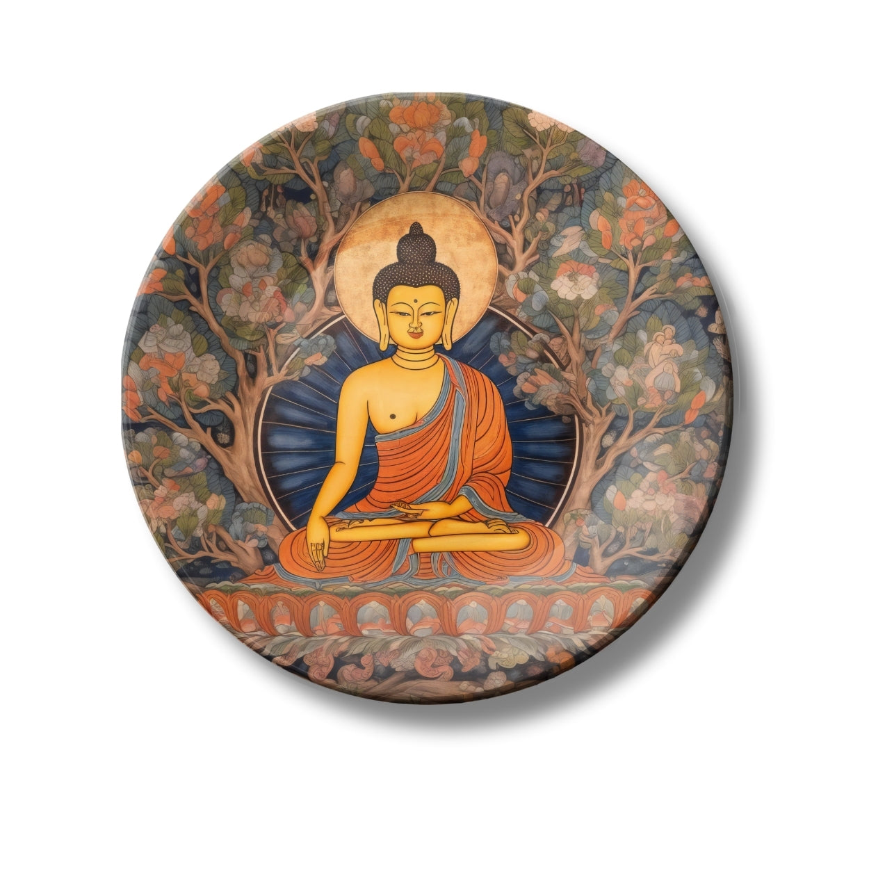 Lord Buddha Decorative Wall Plate For Home Décor and Gift