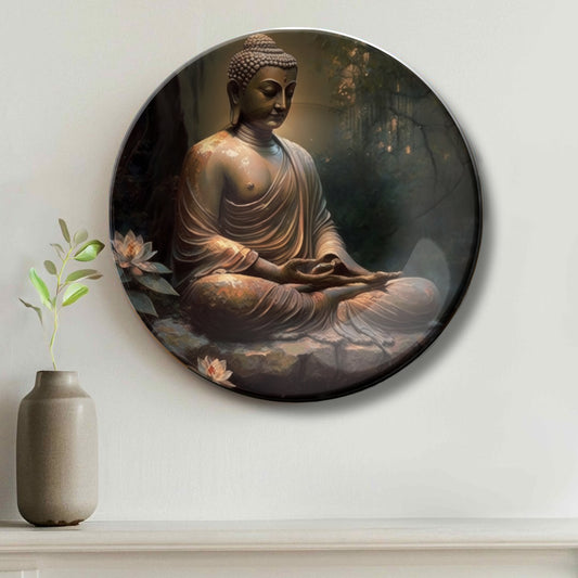 Gautam Buddha Wall Art Decorative Wall Plate