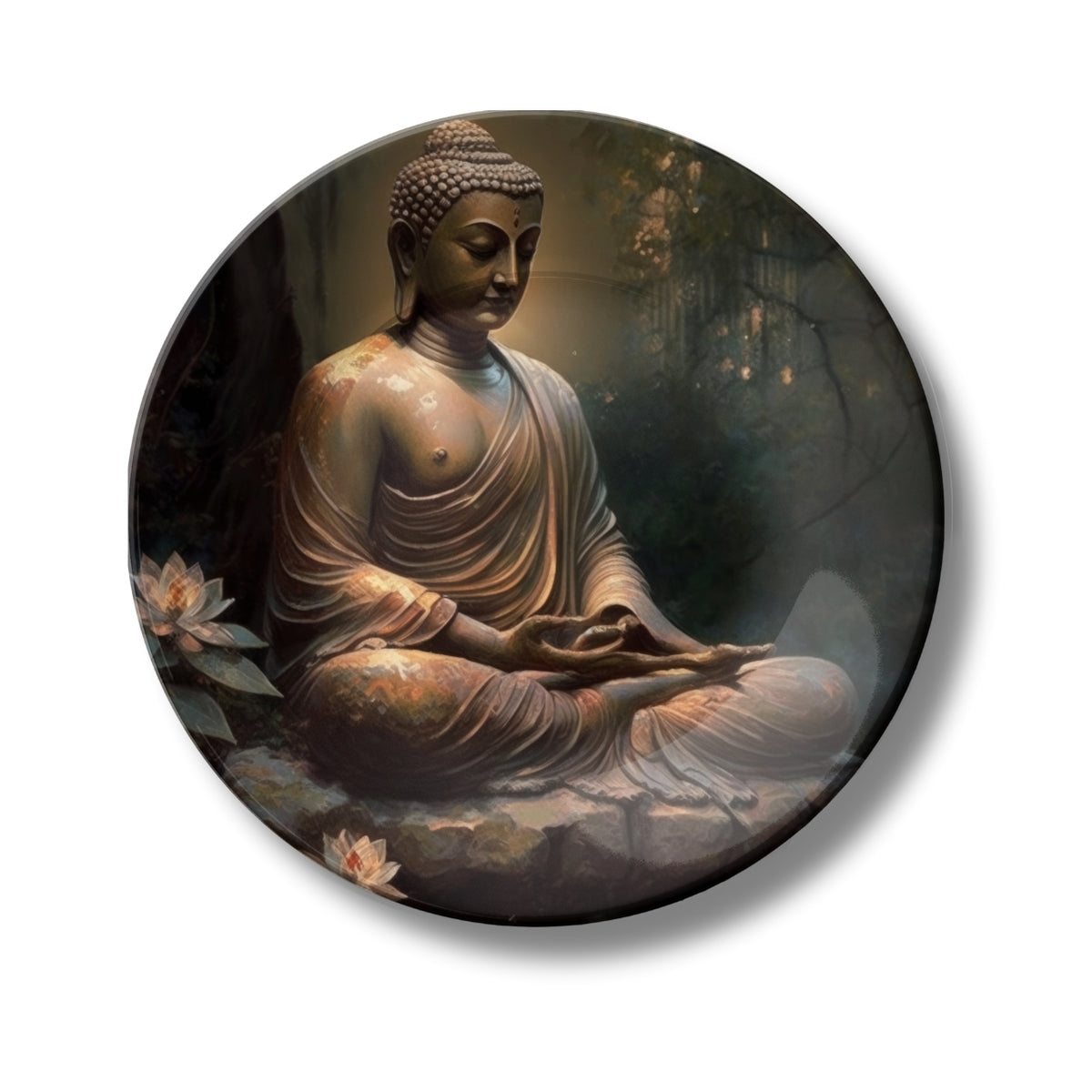 Gautam Buddha Wall Art Decorative Wall Plate