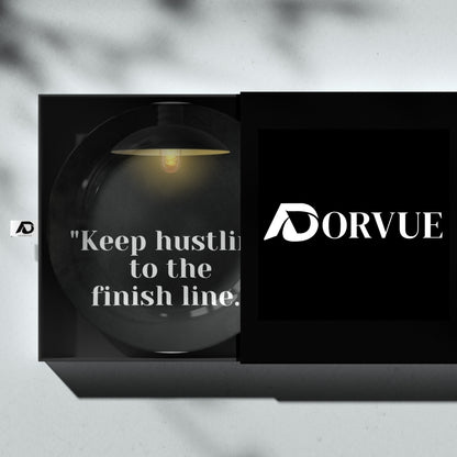 Keep Hustling to the Finish Line Decorative Wall Plate