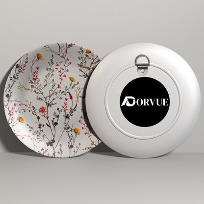 Floral Mirage Ceramic Decorative Wall Plate
