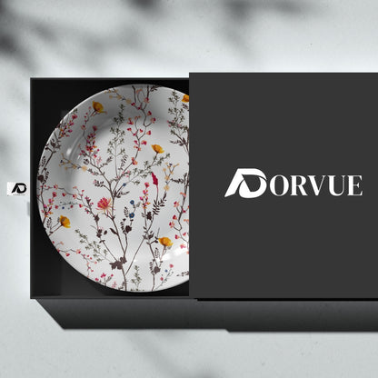 Floral Mirage Ceramic Decorative Wall Plate