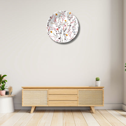 Floral Mirage Ceramic Decorative Wall Plate