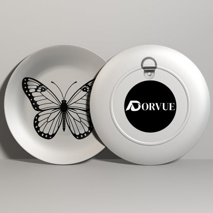 Monochrome Butterfly Wall Decor Decorative Wall Plate