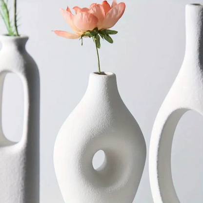 Set of 4 Boho Long Vases