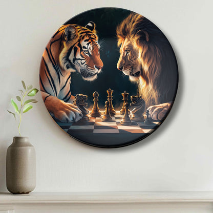 Battle of Kings Regal Showdown Ceramic Decorative Wall Plate For Home Décor