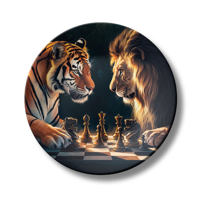 Battle of Kings Regal Showdown Ceramic Decorative Wall Plate For Home Décor