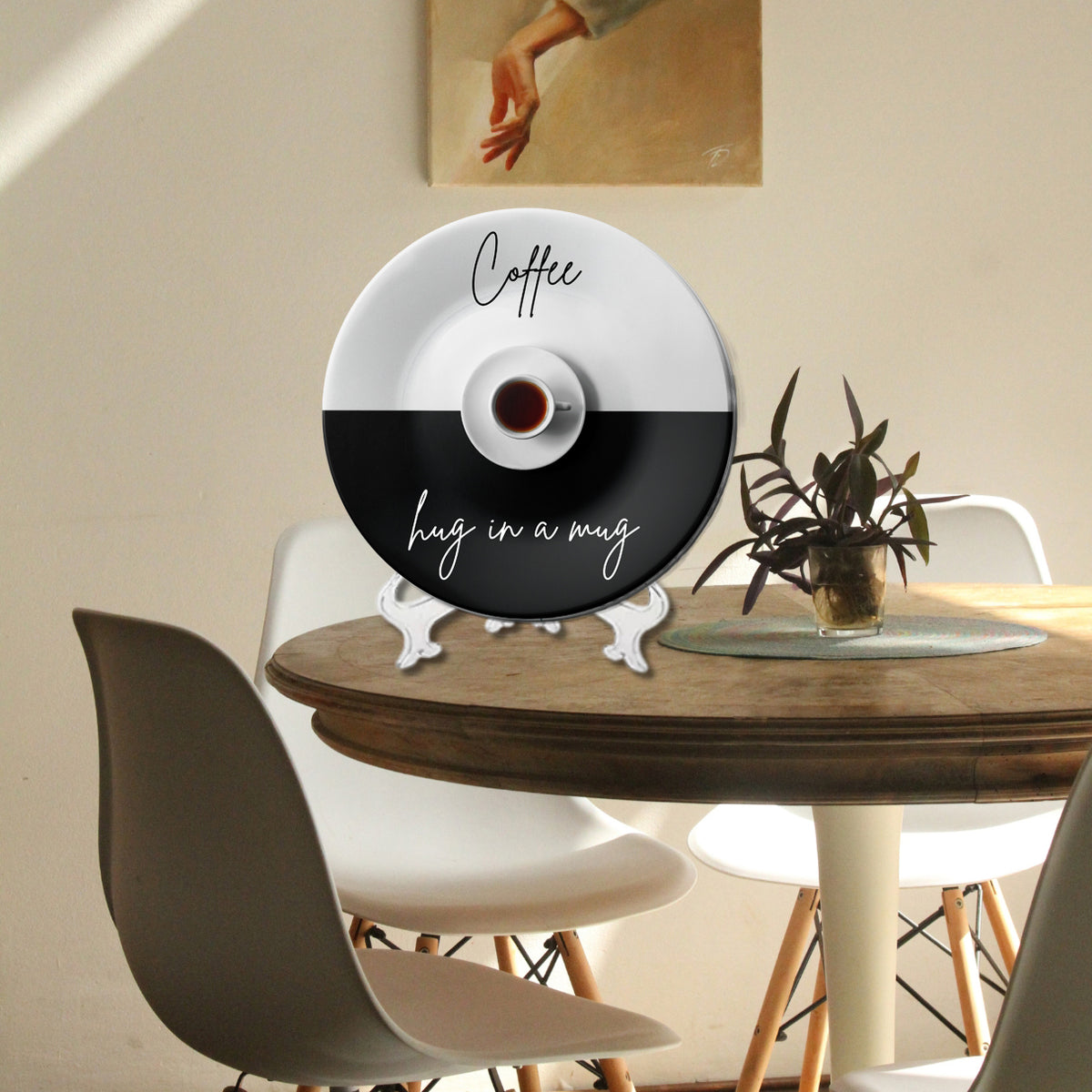 Hug in a Mug Coffee Wall Décor Decorative Wall Plate