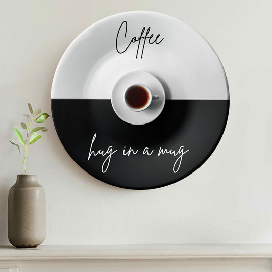 Hug in a Mug Coffee Wall Décor Decorative Wall Plate