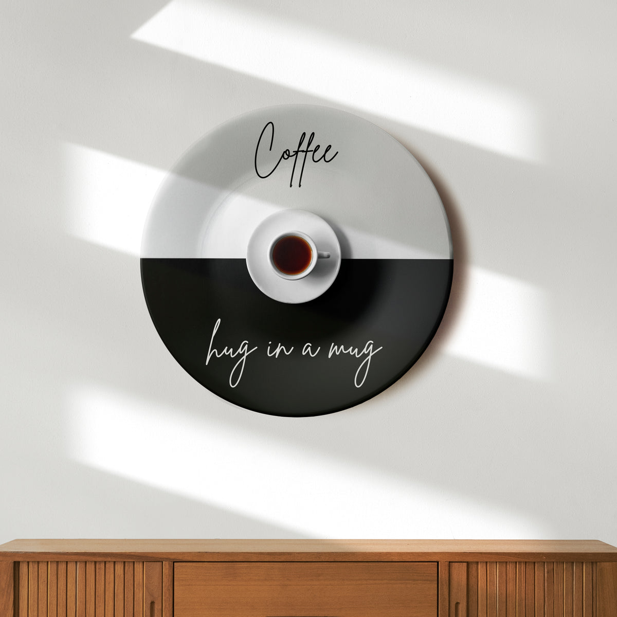 Hug in a Mug Coffee Wall Décor Decorative Wall Plate
