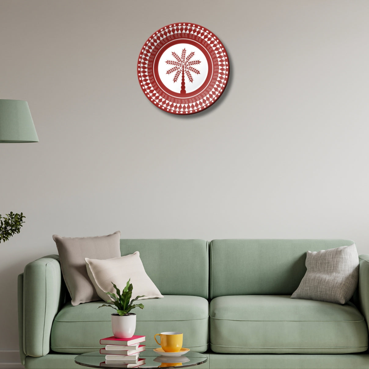 Warli Wall Hanging Ceramic Decorative Wall Plate For Home Décor